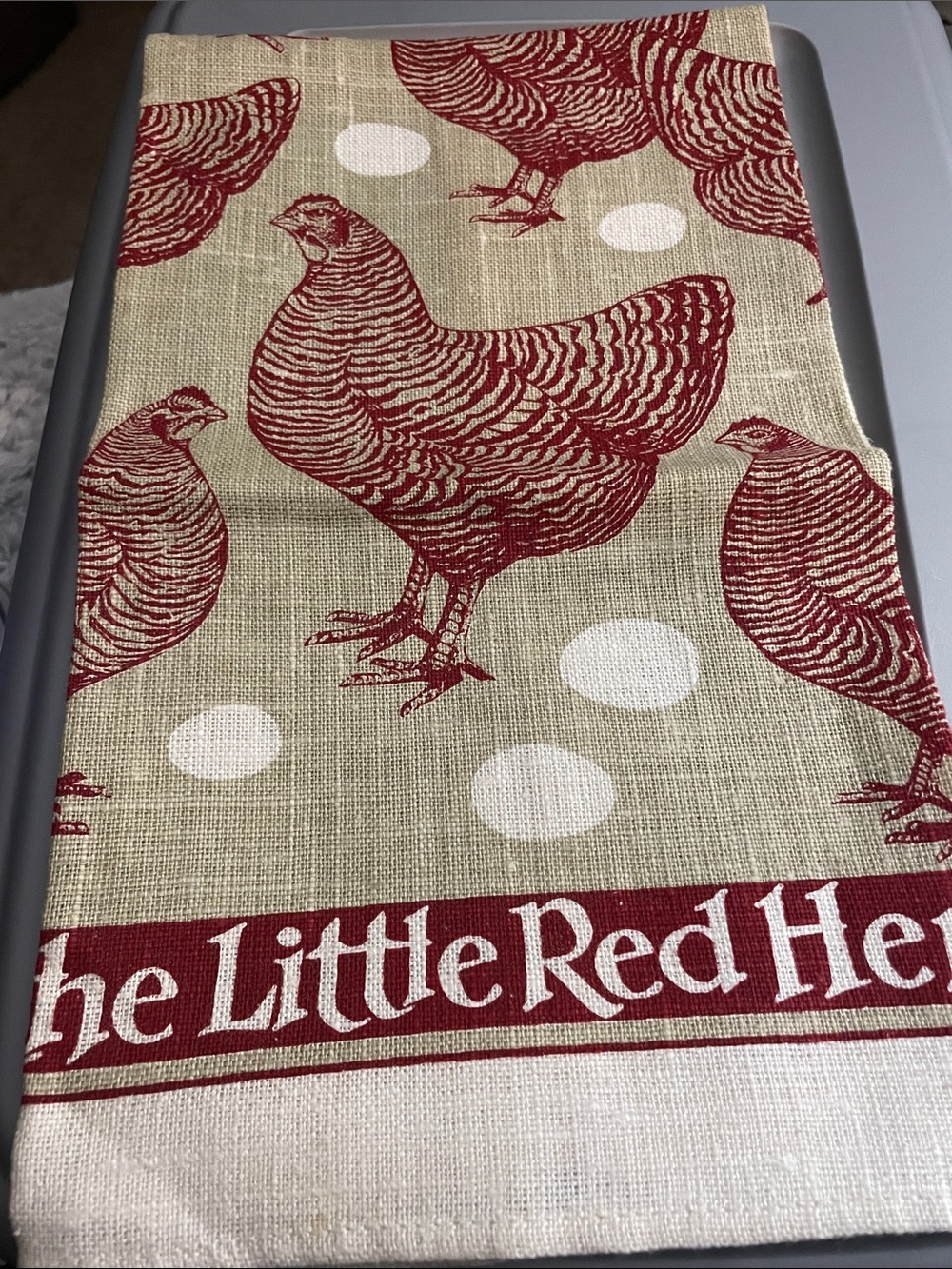 Pure linen dish towel